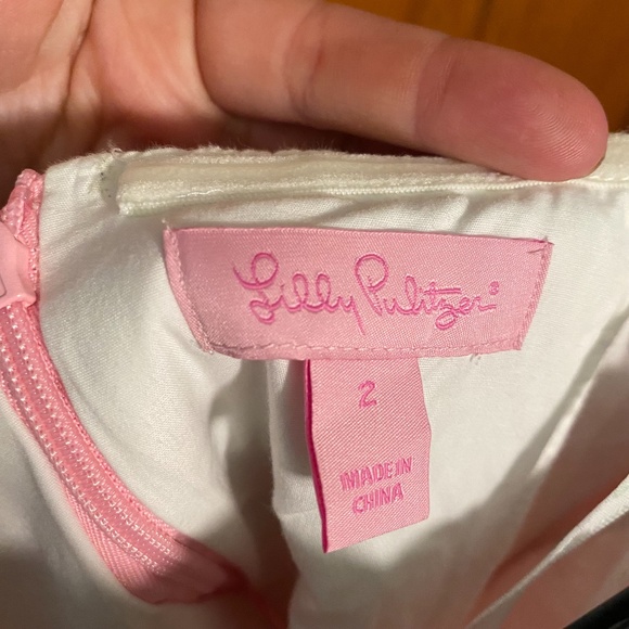 Lilly Pulitzer Strapless Ferra Dress in Call Me Kitty size 2 - Picture 12 of 12